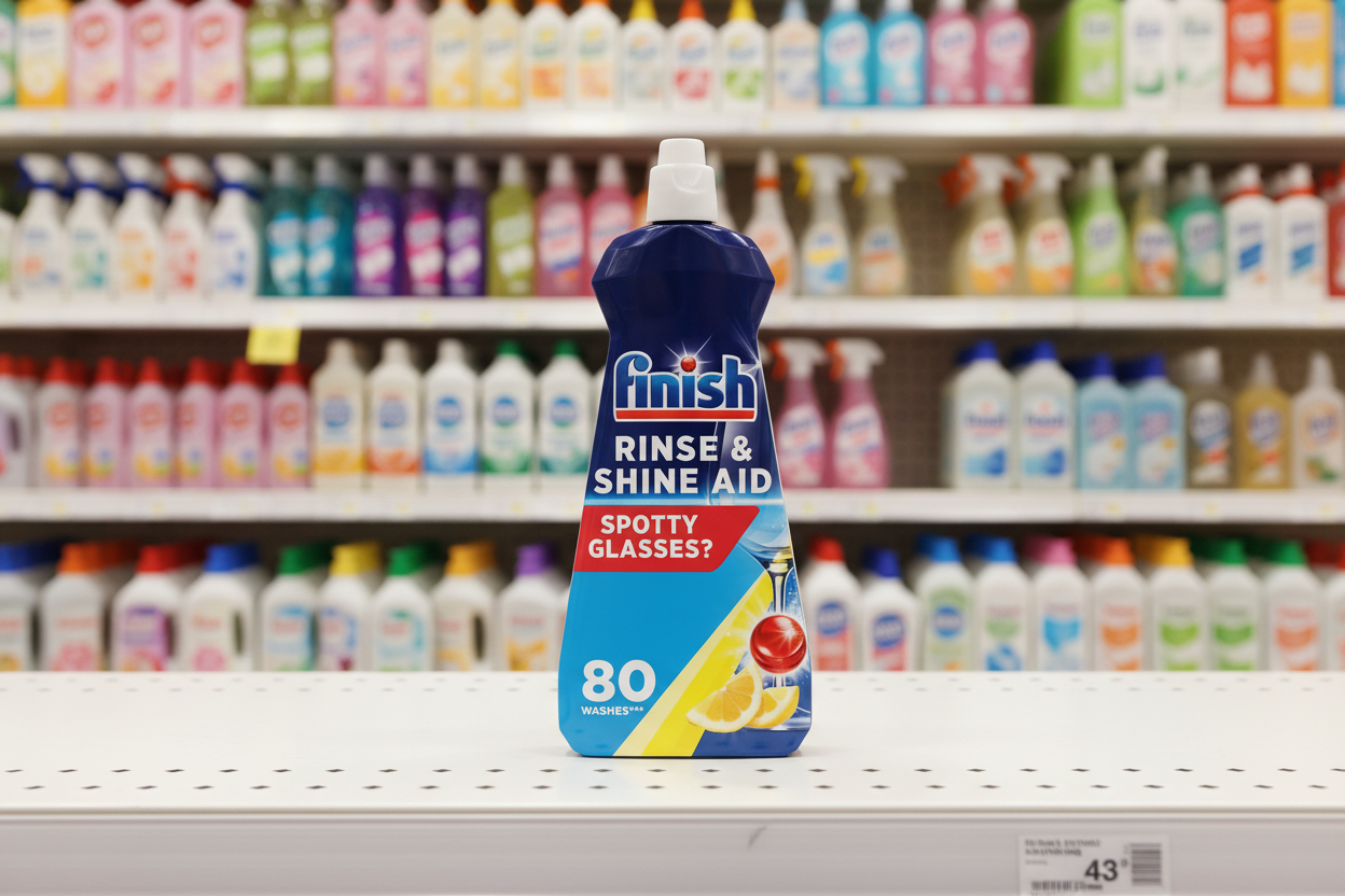 12 x Finish Rinse Aid Lemon 400Ml
