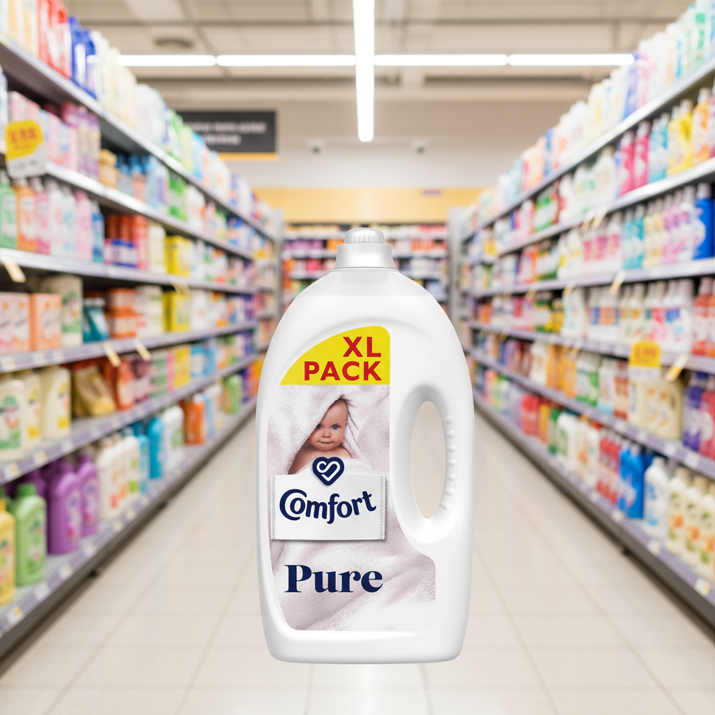 4 x Comfort Fabric Conditioner Pure 83 Washes 2490 Ml