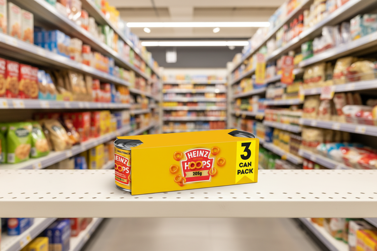 8 x Heinz Hoops 3 X 205G