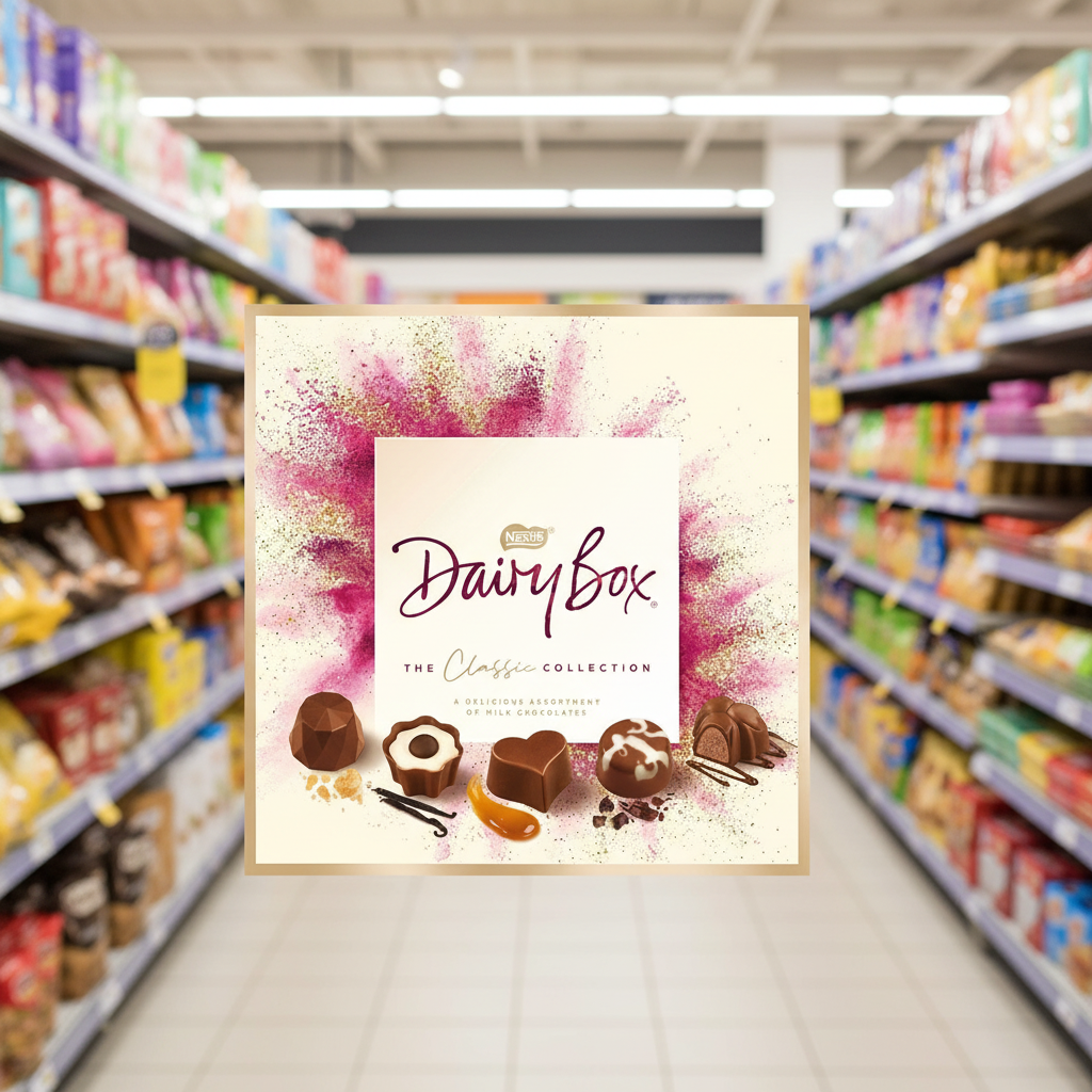 4 x Dairy Box Medium Chocolate Box 326G