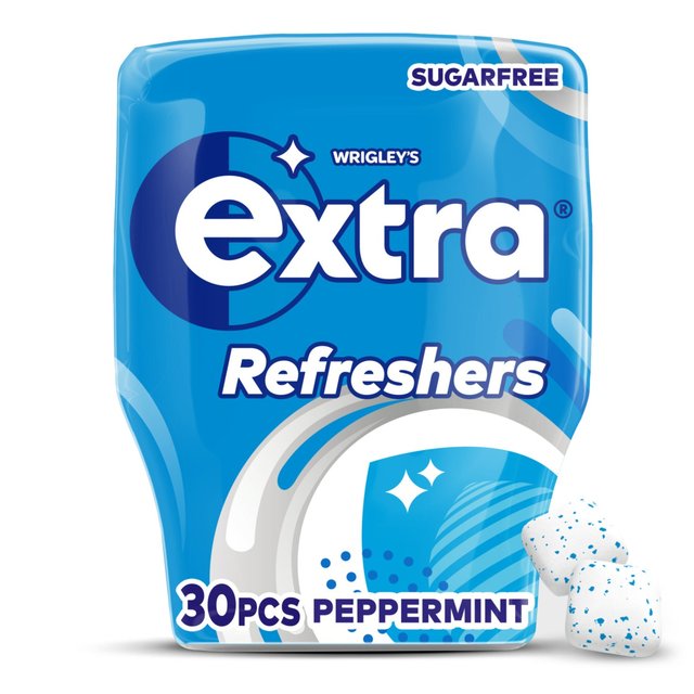 6 x Wrigley's Extra Refreshers 30 Peppermint 67G
