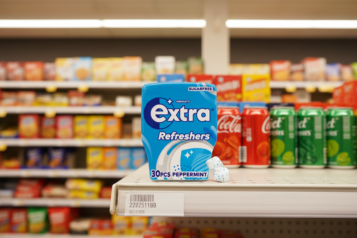 6 x Wrigley's Extra Refreshers 30 Peppermint 67G