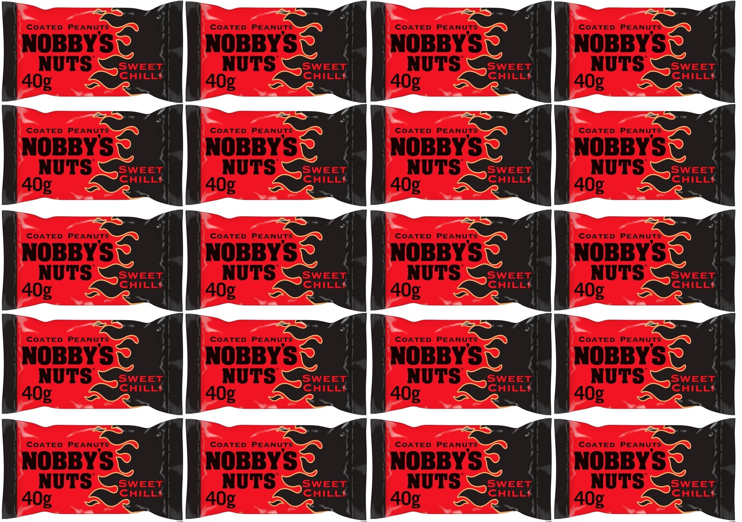 Nobby's Nuts Sweet Chilli Flavour Coated Peanuts 40G