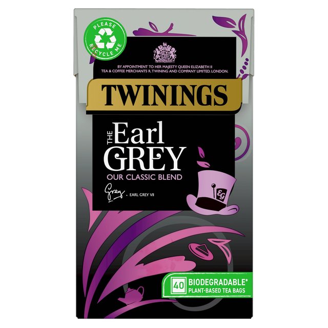 Twinings The Earl Grey 40 Tea Bags 100G