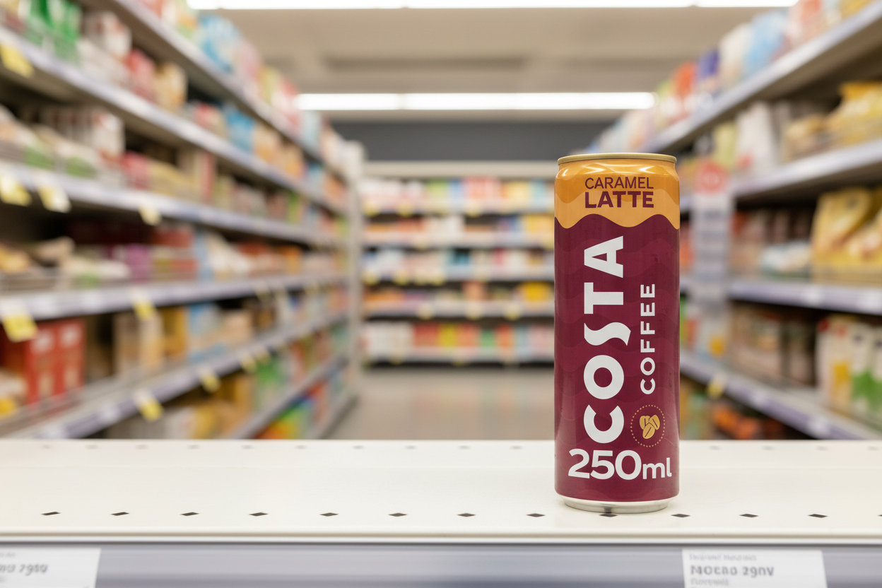 12 x Costa Coffee Caramel Latte 250Ml