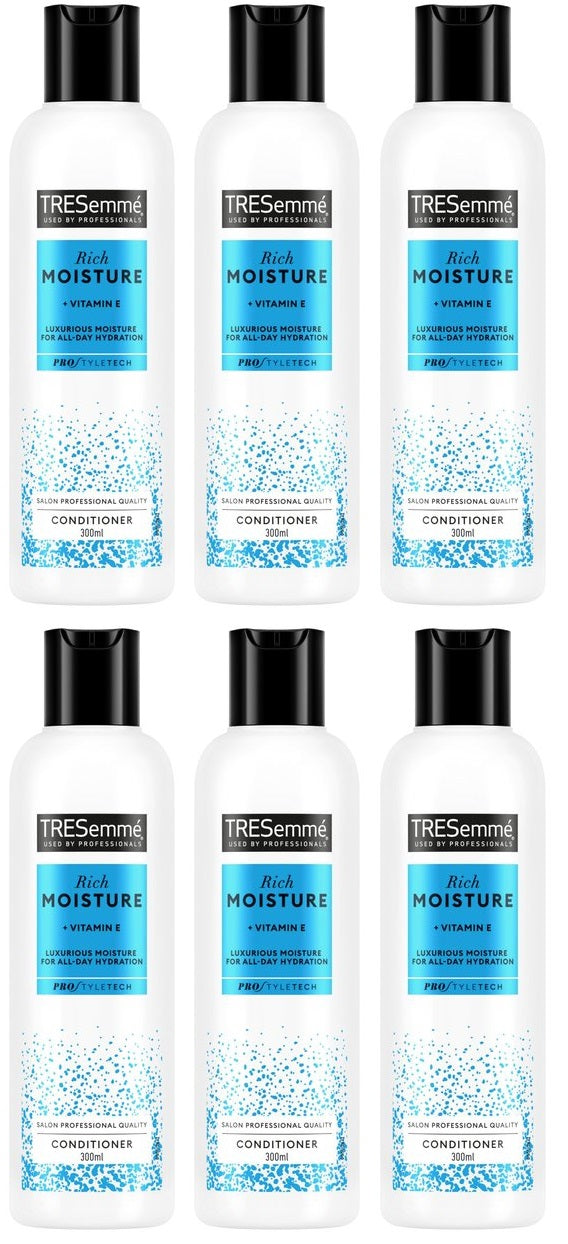 6 x Tresemme Conditioner Rich Moisture 300 Ml