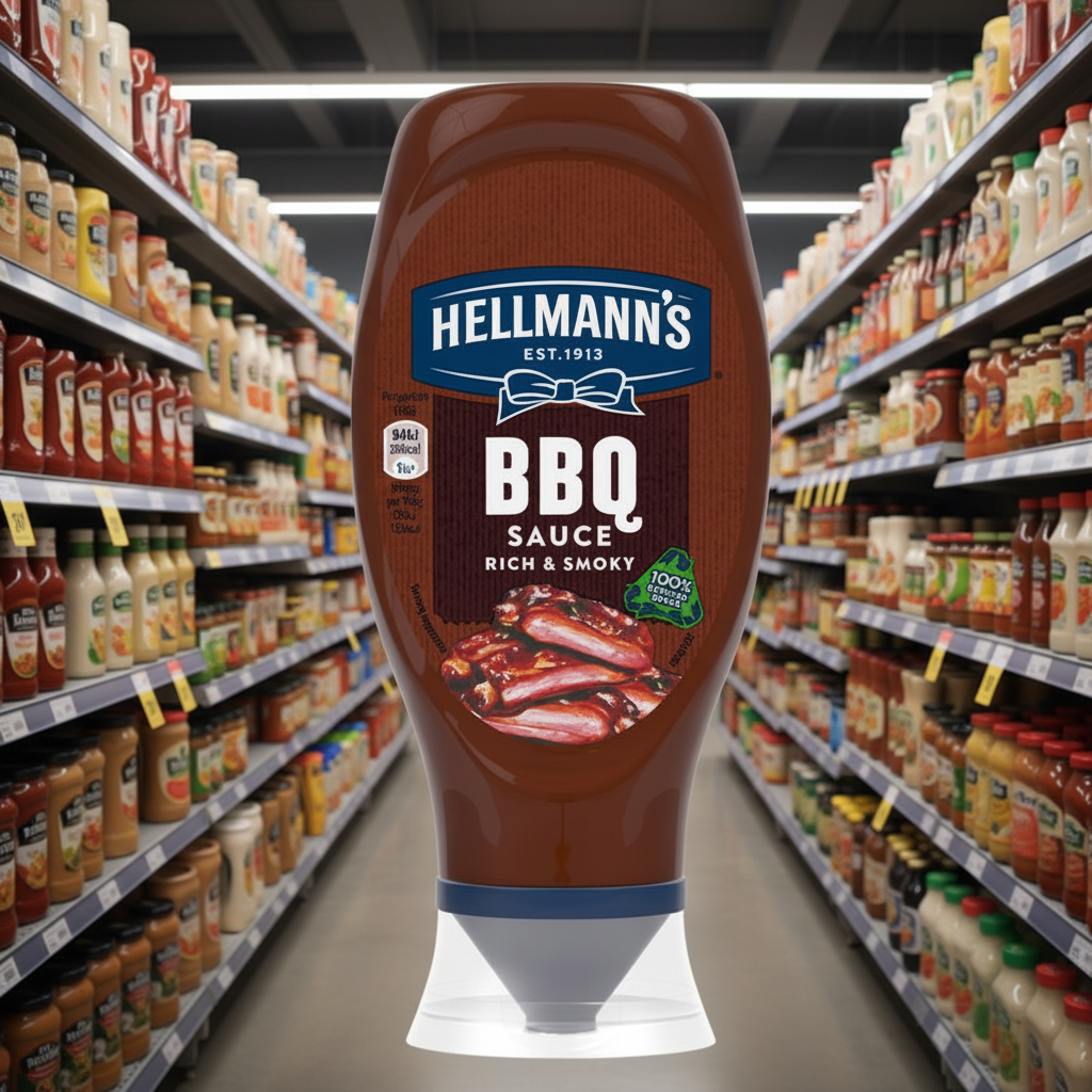 8 x Hellmann's Smokey Bbq 430Ml