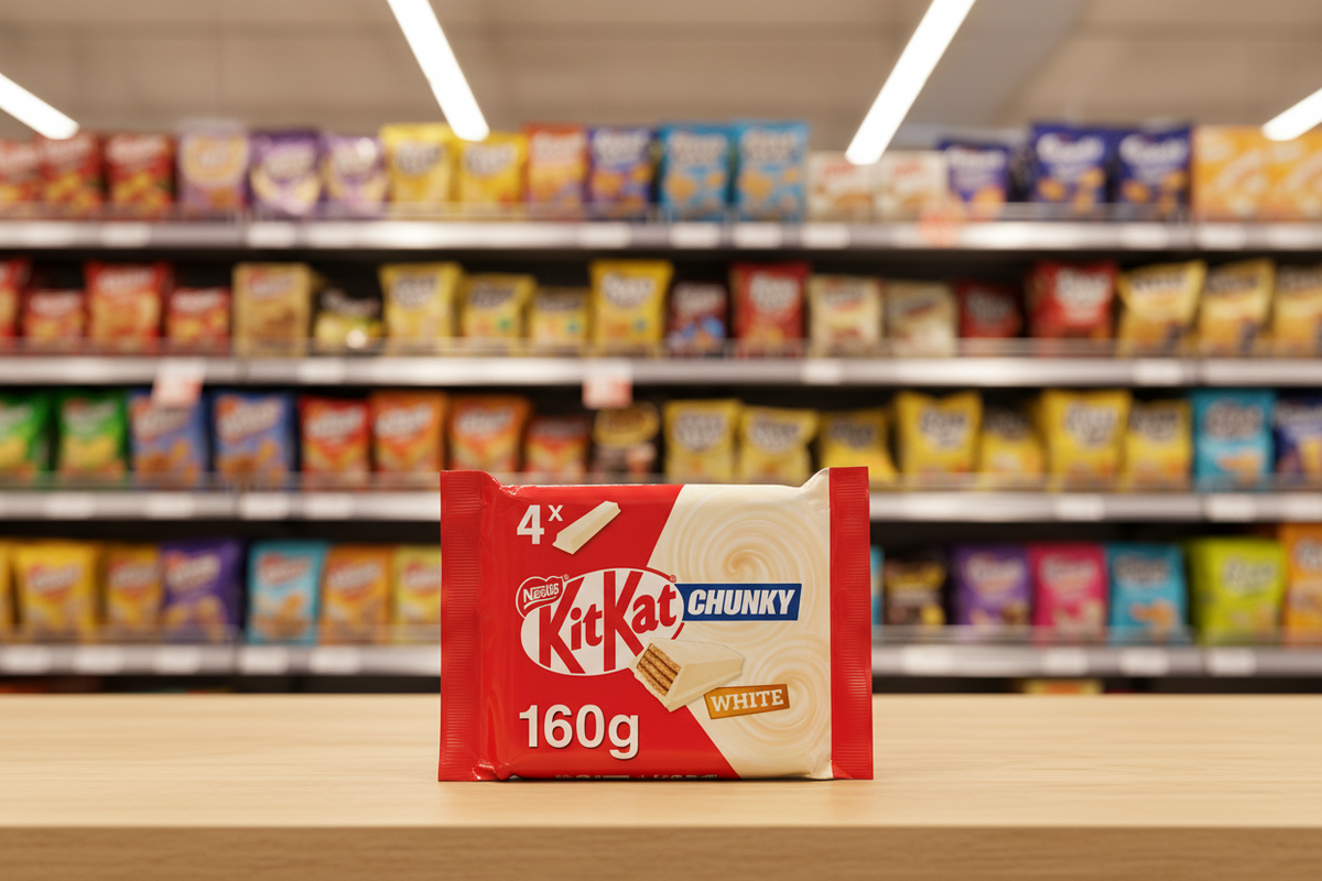 32 X Kitkat Chunky White 4Pk Multipack - 160Gm