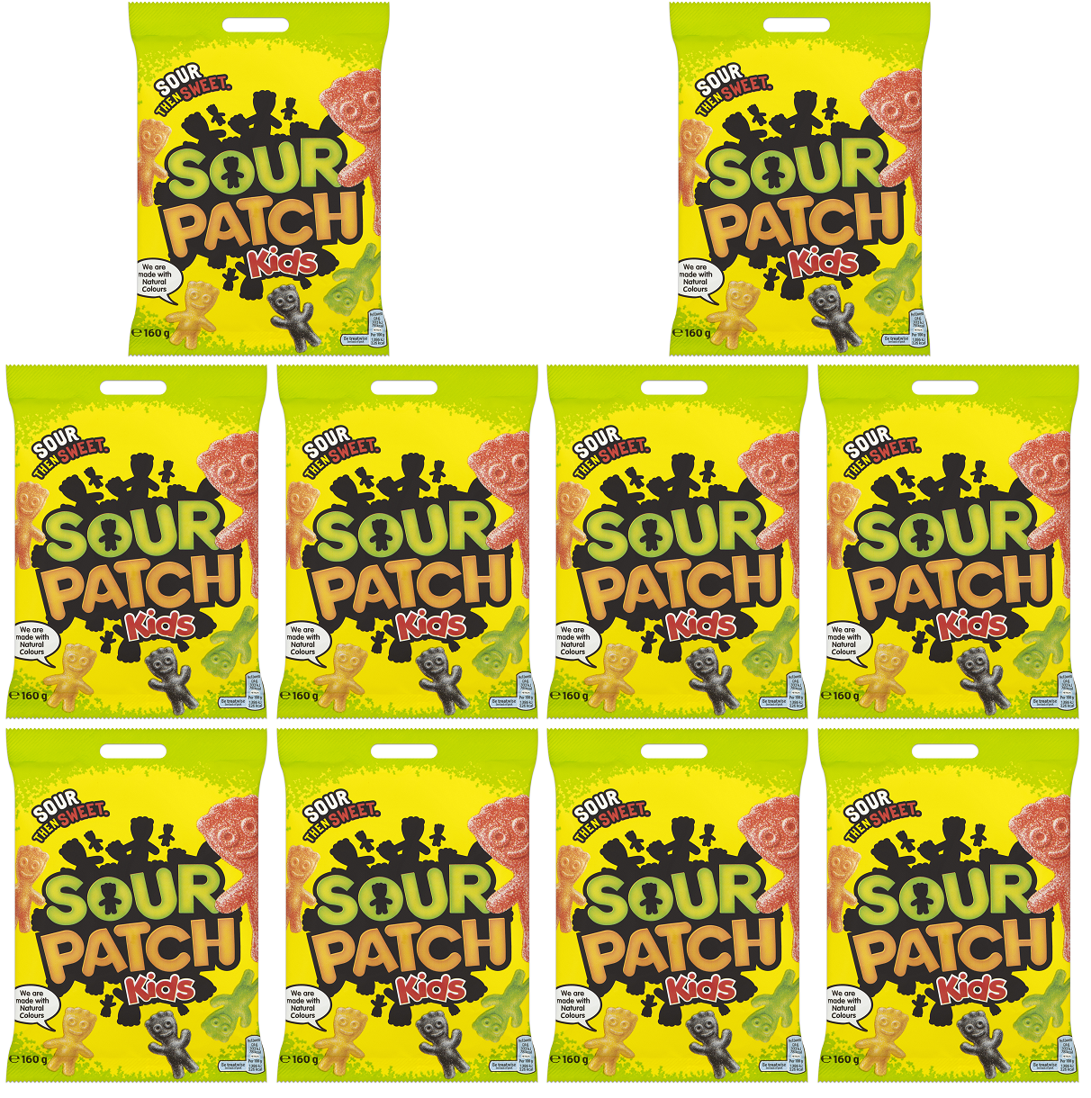 10 x Sour Patch Kids 130G