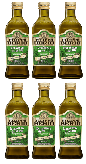 6 x Filippo Berio Extra Virgin Olive Oil 500Ml