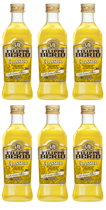 6 x Filippo Berio Pure Olive Oil 500Ml