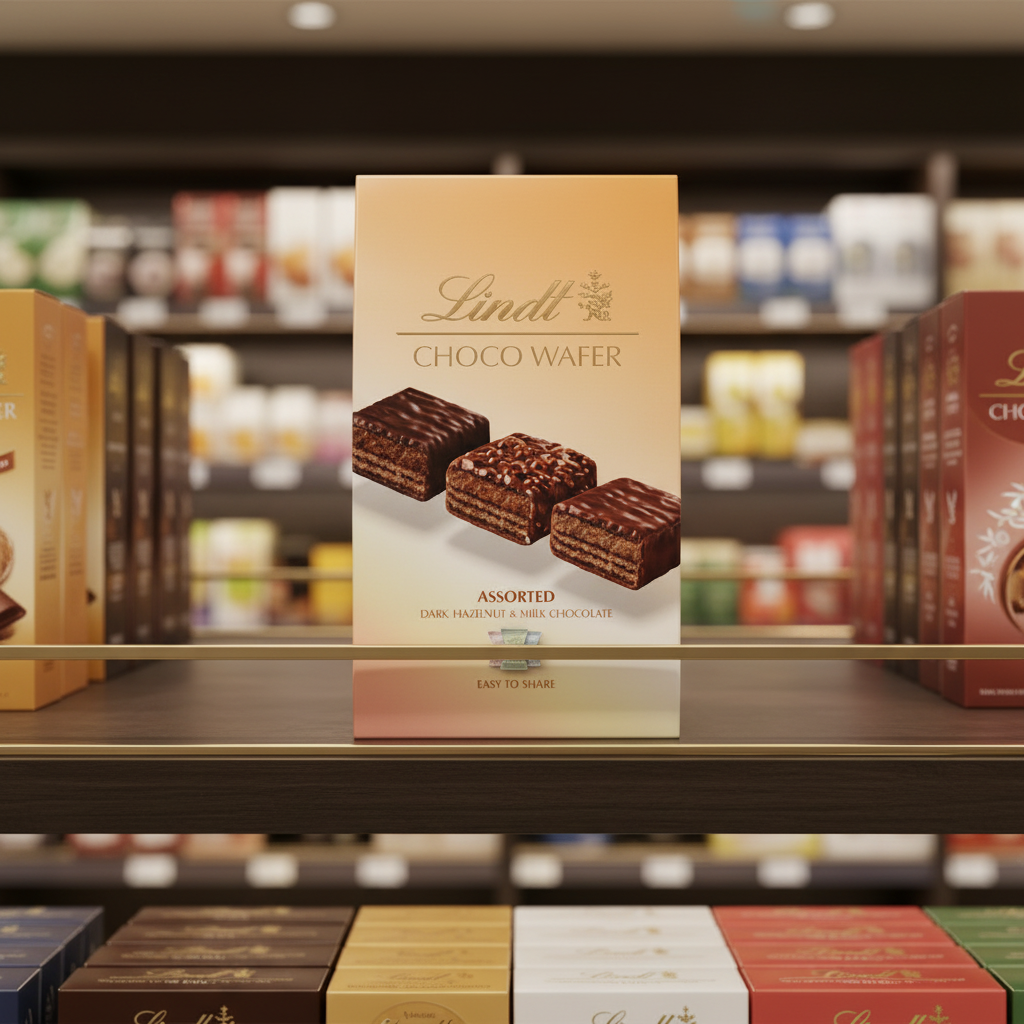 8 x Lindt Assorted Wafer Box - 138GM