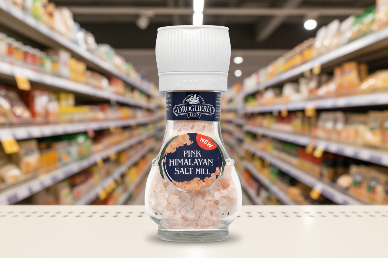 6 X Drogheria Salt Grinder Pink Himalayan 90GM