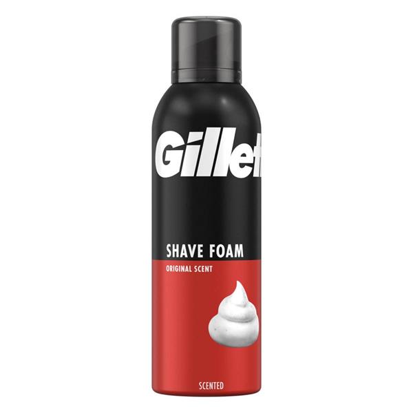 6 X Gillette Shave Foam Original - 250Ml