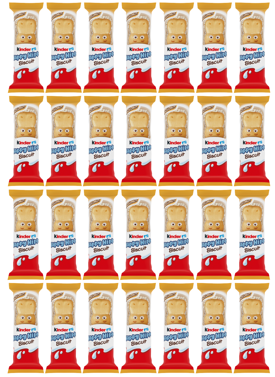 28 x Kinder Happy Hippo 20.7Gm