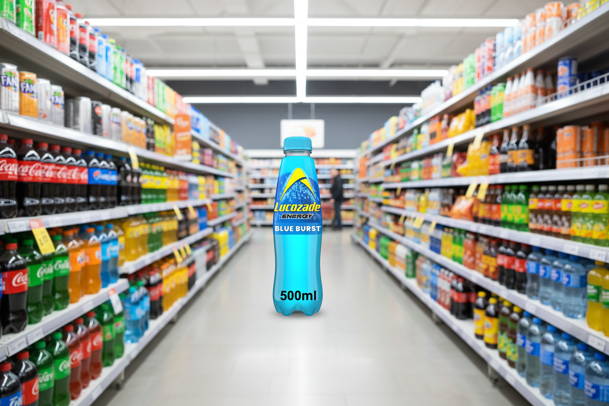 12 x Lucozade Energy Blue Burst - 500ML