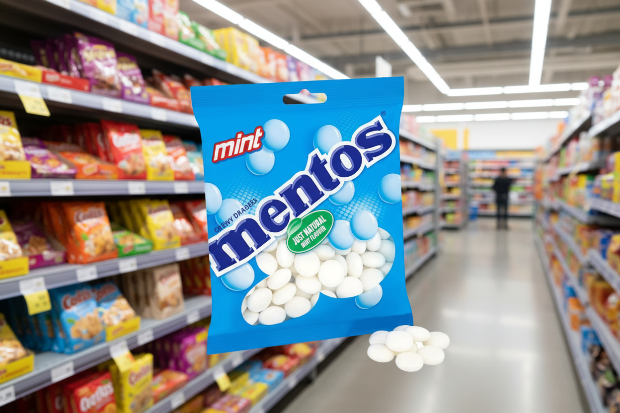24 x Mentos Mint Bag - 150GM