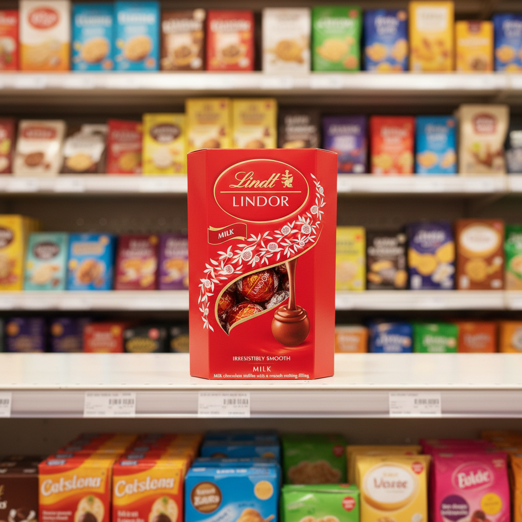 8 x Lindt Lindor Milk Chocolate Truffles Box 200G