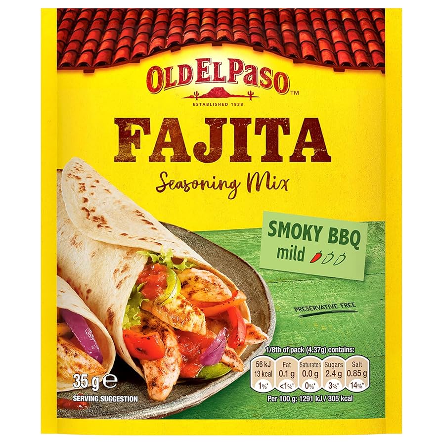 24 x Old El Paso Fajita Seasoning Mix - 35G