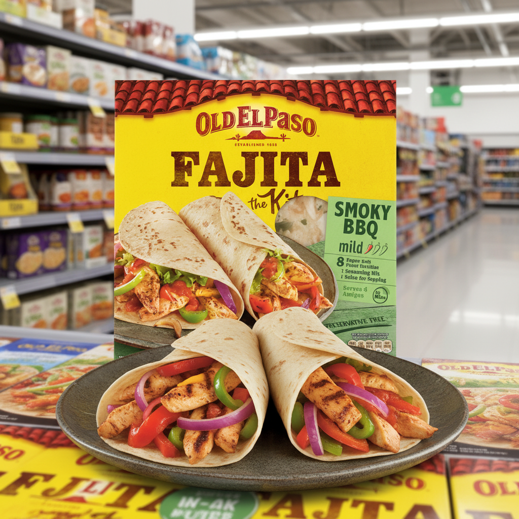 6 x Old El Paso Smoky Bbq Fajita Kit 500Gr