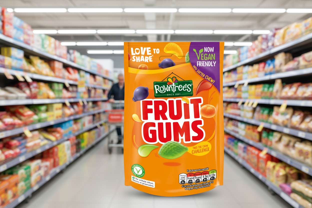 10 x Rowntree Fruit Gums Pouch 150G