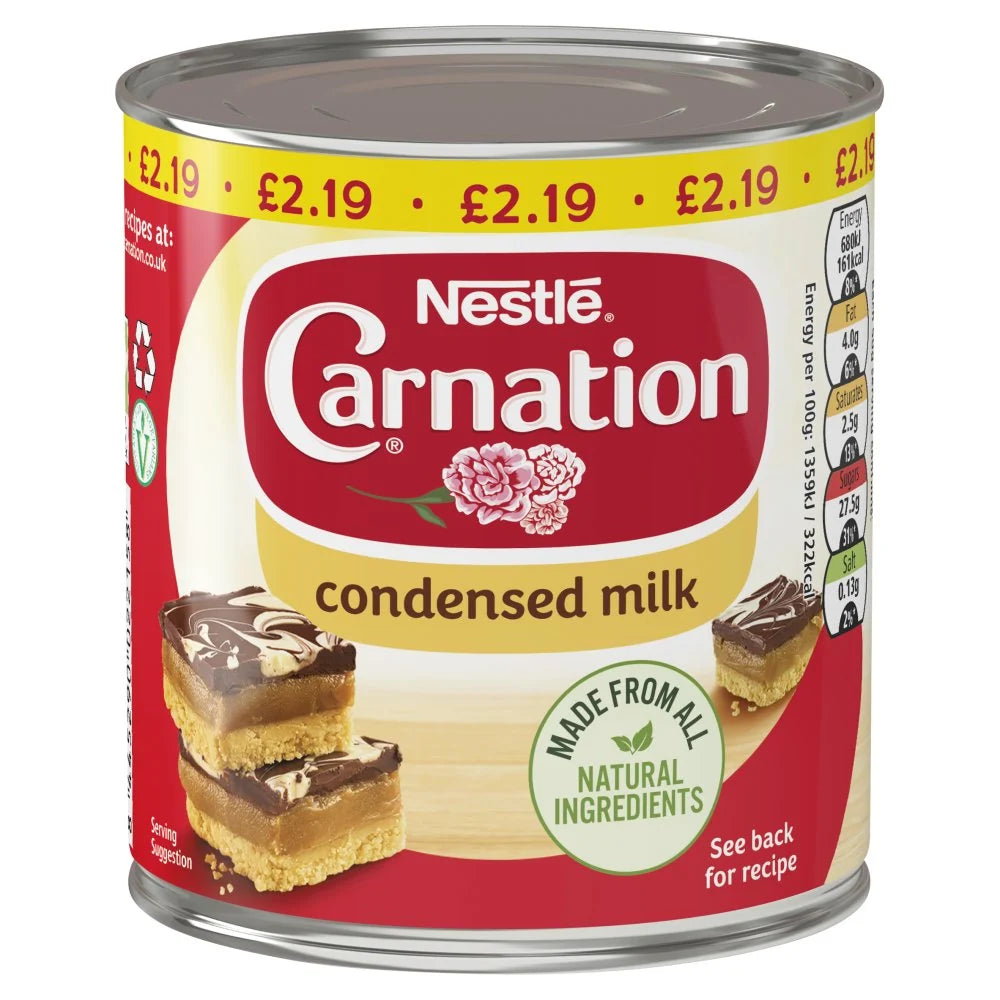6 X Carnation Sweetened Condensed Milk - 397Gm