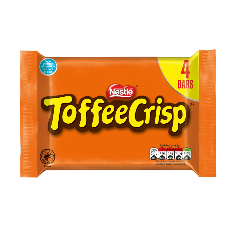 14 x Toffee Crisp 4pk - 124GM