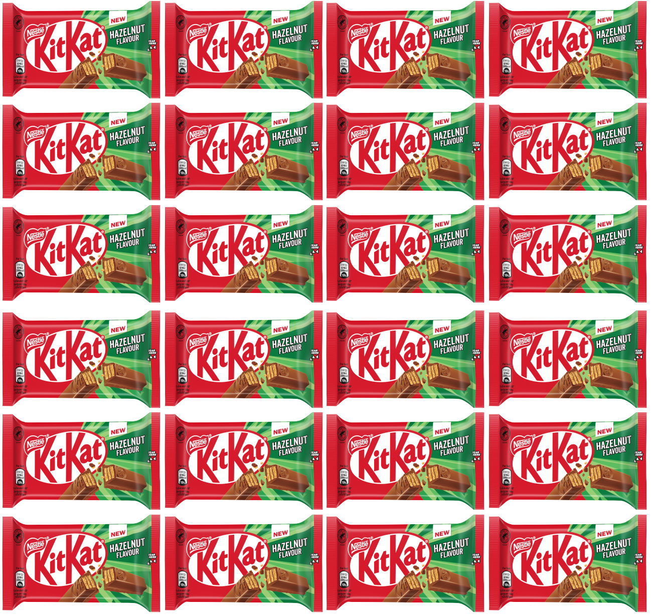 24 x Kitkat 4 Finger Hazelnut - 41.5GM