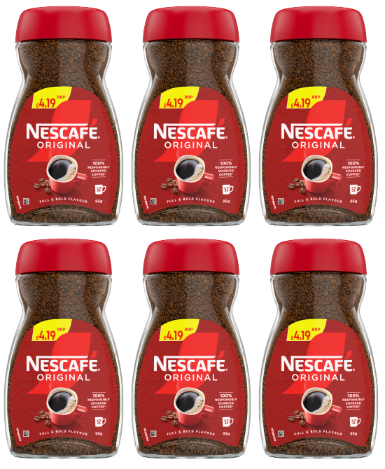 6 x Nescafe Original - 95GM