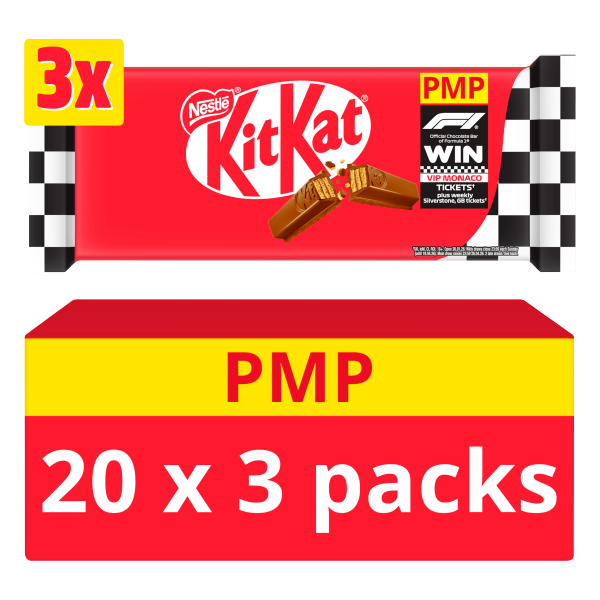 20 X Kit Kat 4F Multipack - 3X41.5Gm