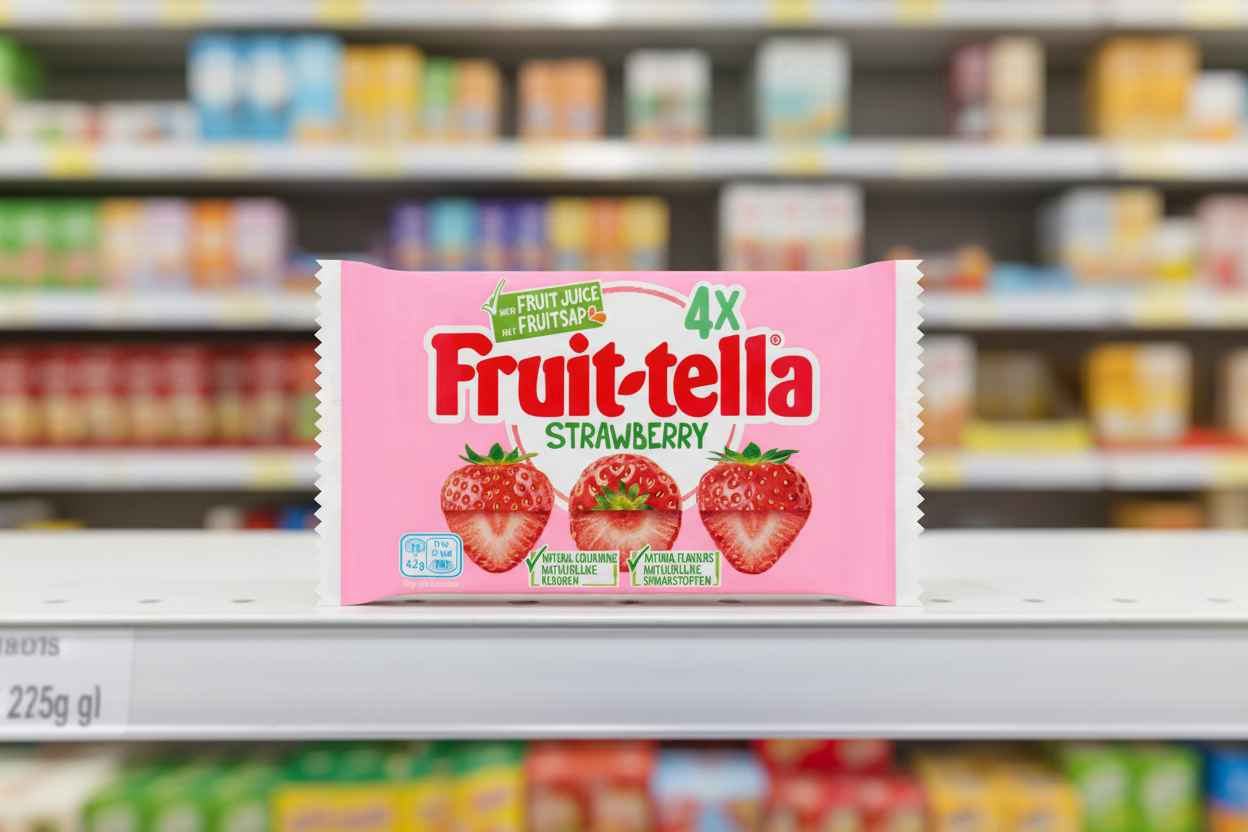 18 x Fruitella Strawberry 4 Pk 164Gm