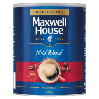 Maxwell House Mild Instant Coffee Tin 750G