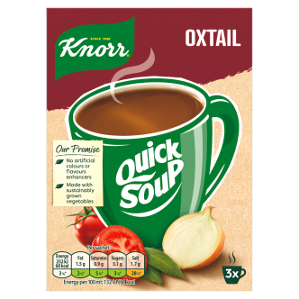 Knorr Quick Soup Oxtail 3 Pk 190Ml