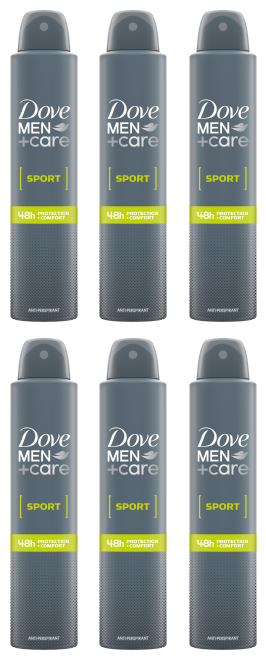 6 x Dove Anti P Men Sport - 200ML