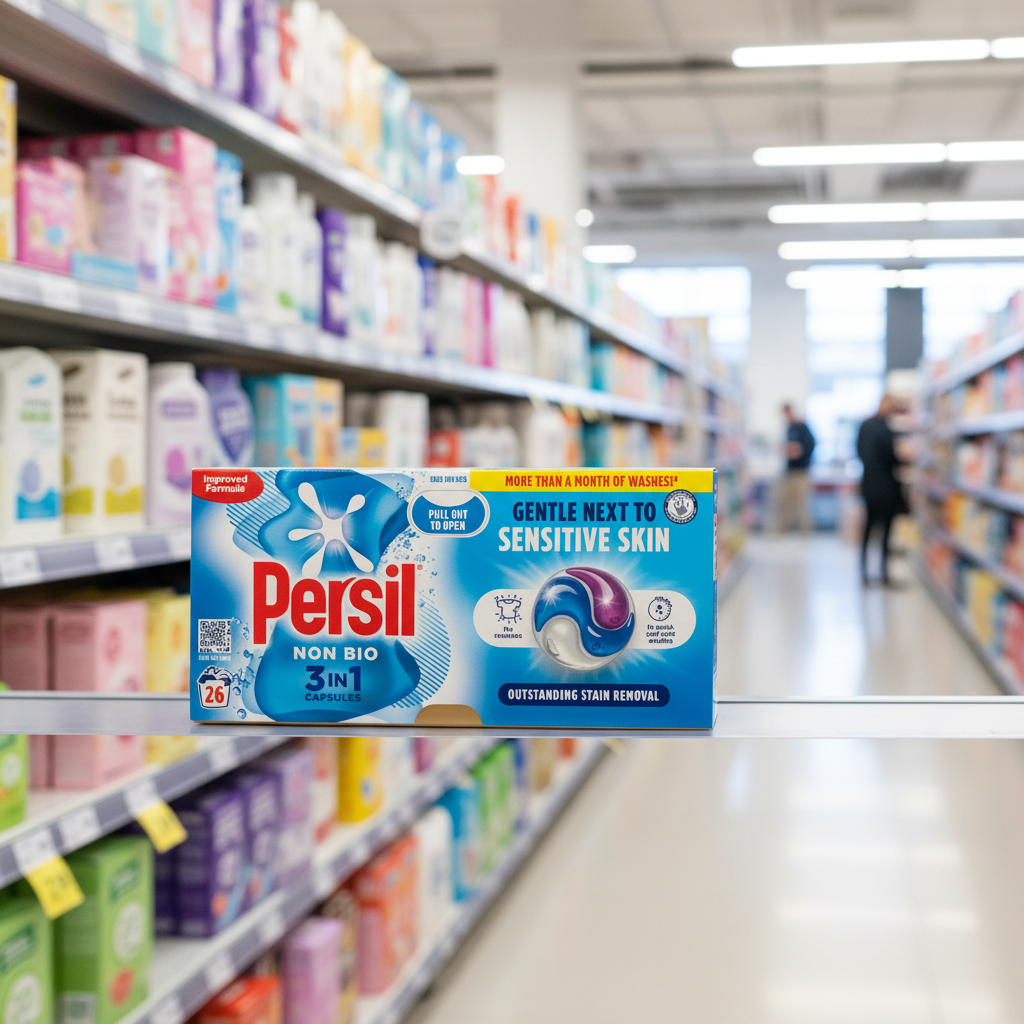 3 x Persil 3 In 1 Washing Capsules Non Bio 26 Washes