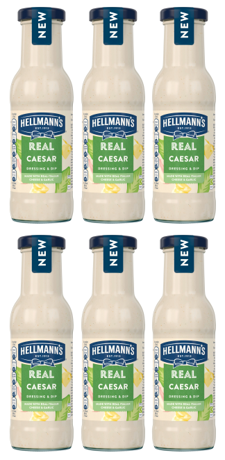 6 X Hellmanns Sd Delistyle Caesar 250Ml