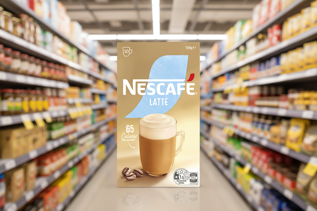 6 x Nescafe Latte Frothy Coffee Sachets - 126