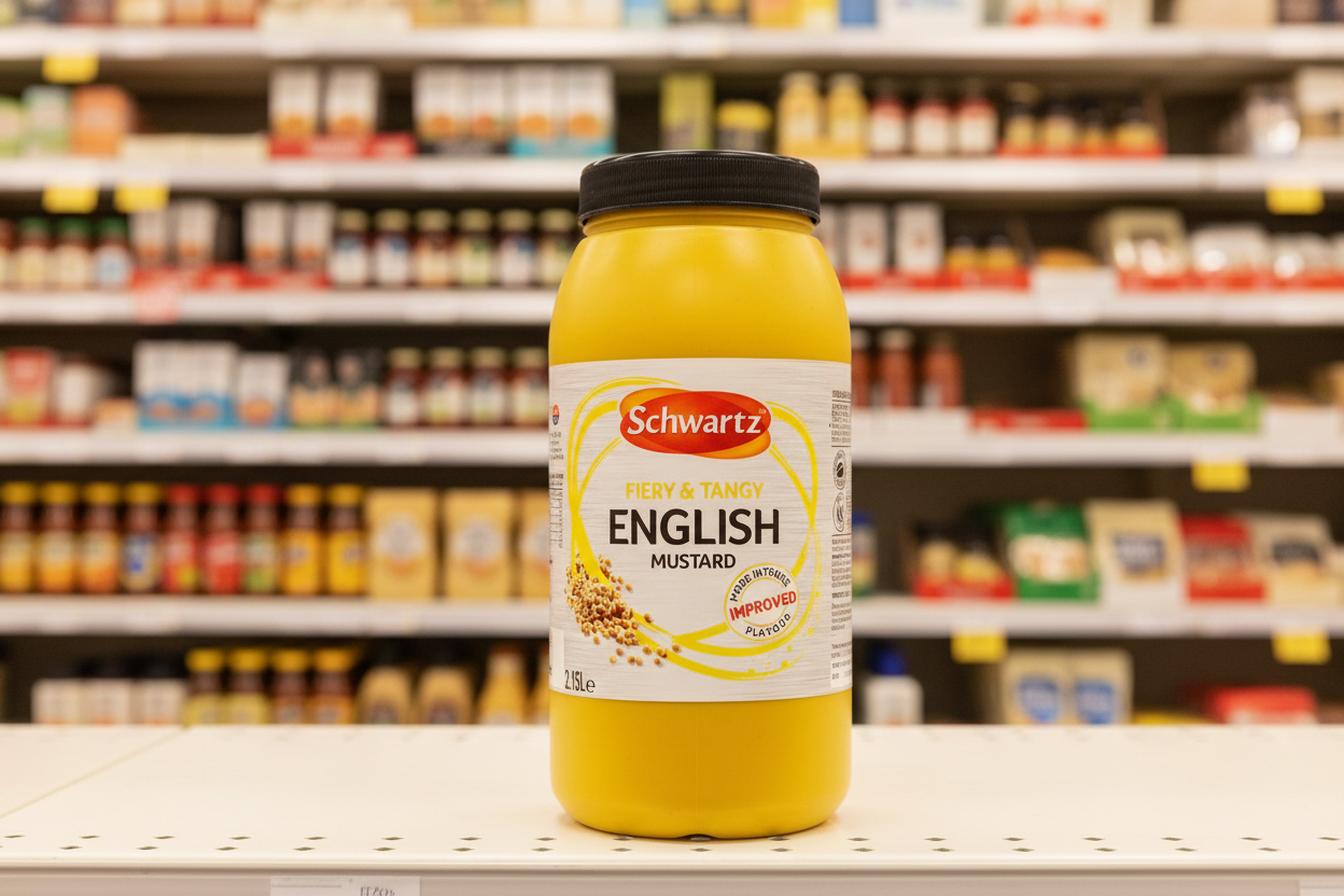 4 x Schwartz English Mustard 2.15L