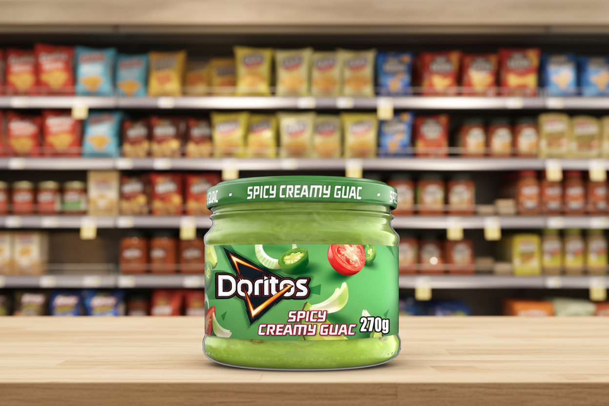 6 X Doritos Creamy Guacamole Dip 270GM