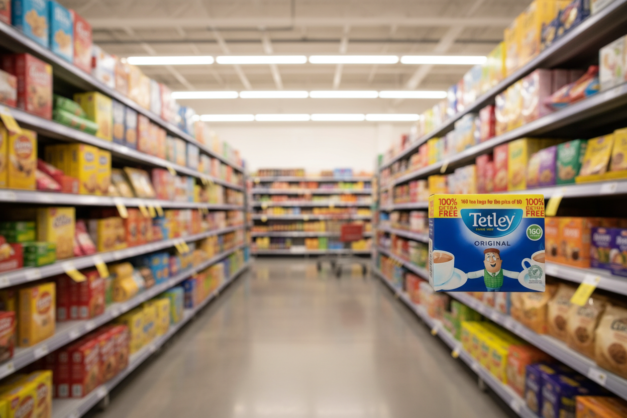 6 x Tetley Teabags 80+80 Free 160's - 160