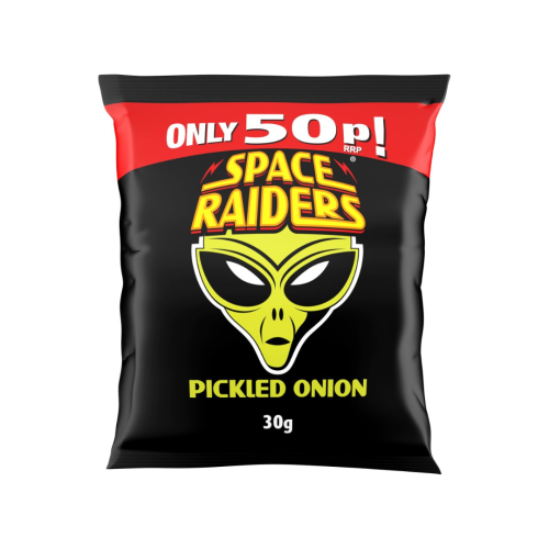 36 x Kp Space Raiders Pickled Onion - 30GM