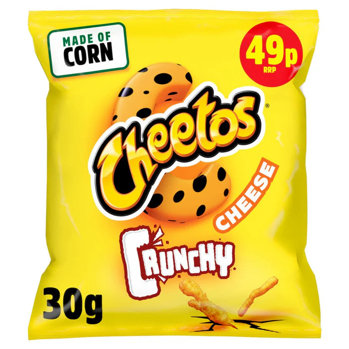 30 x Cheetos Crunchy Cheese - 30GM