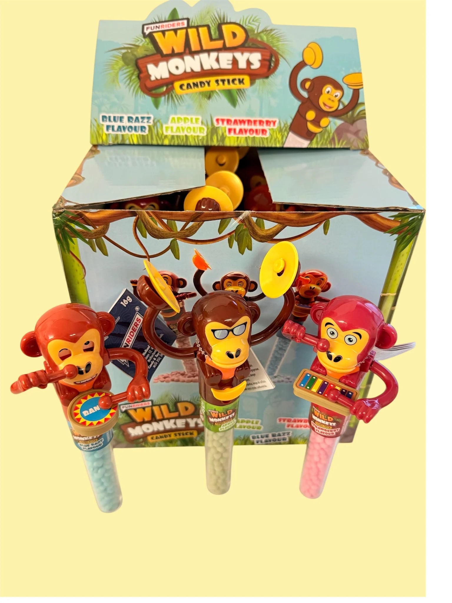 12 x Funriders Wild Monkey - 16GM