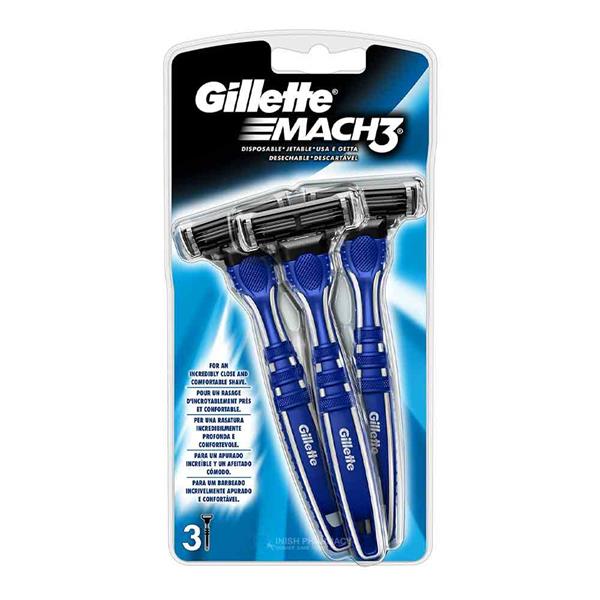 5 x Gillette Mach3 MenS Disposable Razors 3 Pack