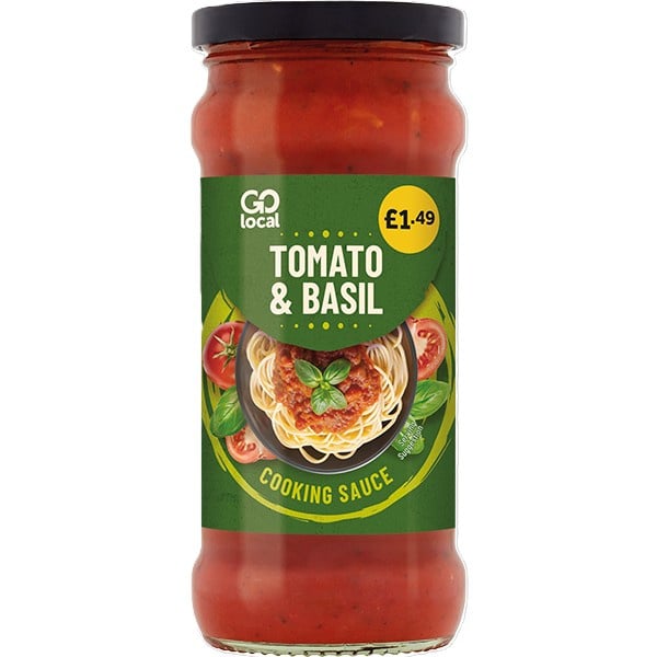 6 X Go Local Tomato Basil Pasta Sauce - 350Gm