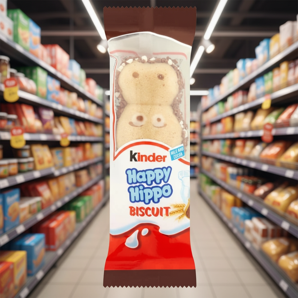 28 x Kinder Happy Hippo Chocolate Biscuit 20.7G