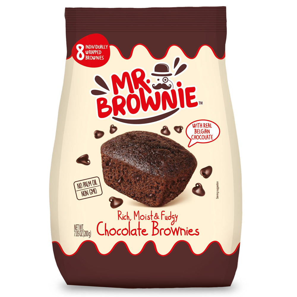 12 X Mr Brownie Chocolate Brownie - 200Gm