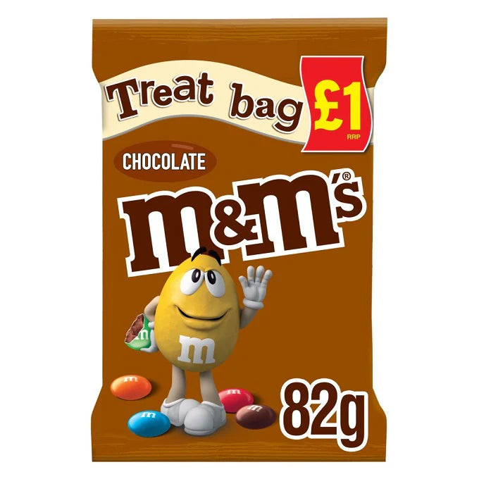 16 x M&m's Chocolate Treat Bag - 82GM