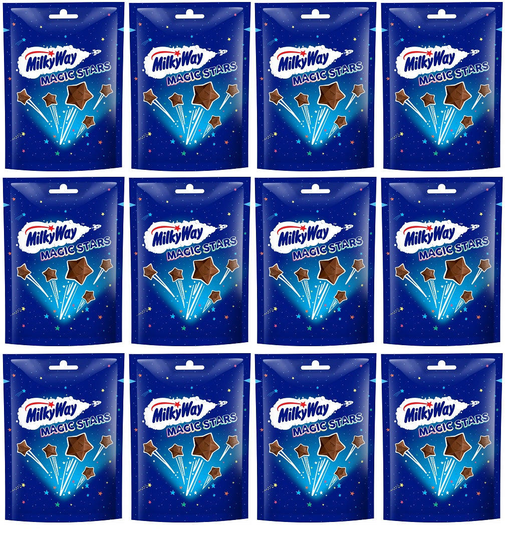 12 x Milky Way Magic Stars Pouch Bag - 100GM