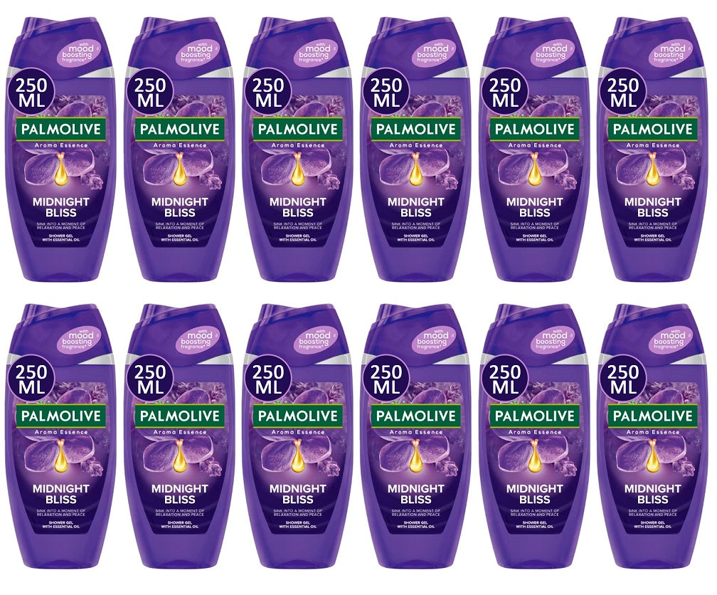 12 x Palmolive Shower Midnight Bliss - 250ML